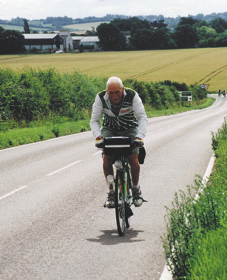 Aged 79, riding LEL 2005