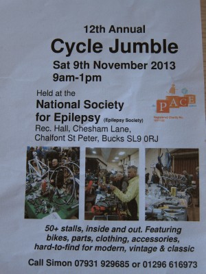 Cycle Jumble 9 Nov
