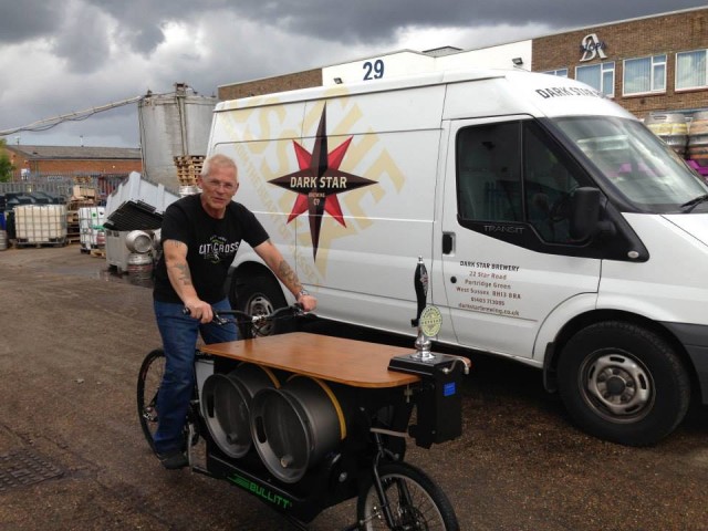 Dark Star Brewery beer bike