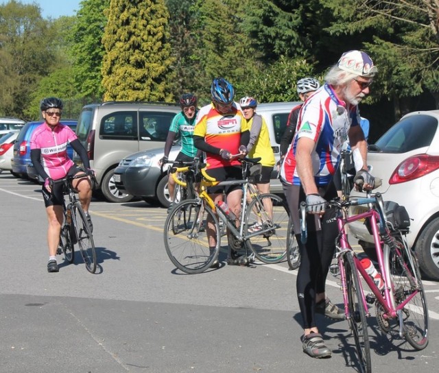 Annie proudly sporting her new steed. She's now even quicker!